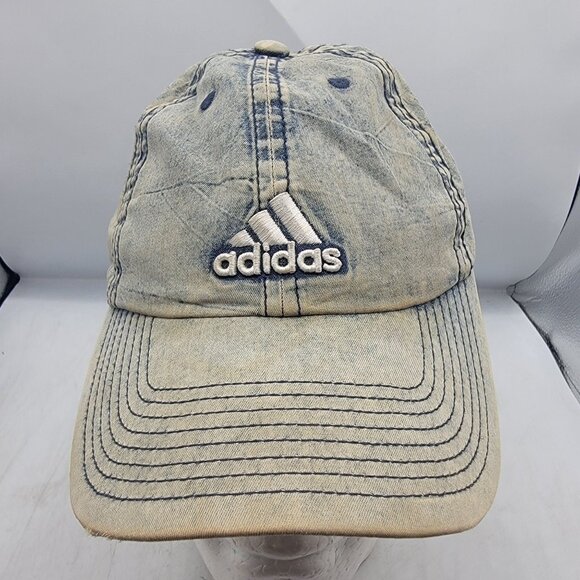 Adidas Distressed Gray Climalite Dad Cap Causal Athletic Outdoors Comfort - Picture 1 of 9